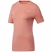 T-shirt med kortärm Dam Workout Ready  Reebok Supremium Rosa