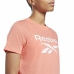 Dámské tričko s krátkým rukávem Reebok Identity Logo Růžový