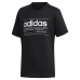 Детски Тениска с къс ръкав Adidas Brilliant Basics Черен