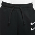 Dětské tepláky Bottoms Nike Swoosh Chlapečci Černý