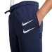 Dětské tepláky Bottoms Nike Swoosh Tmavě modrá