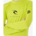 Děstké Tričko s krátkým rukávem Rip Curl Corps L/S Rash Vest  Žlutý Surfování Lycra