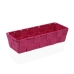 Cestino Versa Lover Fucsia Tessile 10 x 6 x 25 cm