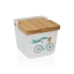 Portasale con Coperchio Versa Bicicletta Ceramica 8,8 x 8,5 x 8,8 cm