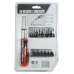 Conjunto de bits com chave de fendas Black & Decker BDHT0-62130 29 Peças