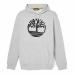 Bluza z kapturem Męska Timberland Kenn Tree Logo Jasnoszary