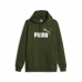 Herenhoodie Puma Ess+ 2 Col Big Logo Donkergroen