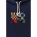 Herenhoodie Russell Athletic Makie Marineblauw