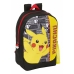 Mochila Escolar Pokémon Amarelo Preto Vermelho