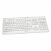 Teclado Cherry JK-1068ES-0 Blanco Gris Qwerty Español