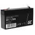 Batteria per Gruppo di Continuità UPS Green Cell AGM13 1,3 Ah 6 V