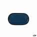 Snackdienblad La Mediterránea Chester Blauw Ovalen 13 x 8 x 4 cm (24 Stuks)