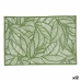 Individuais Quid Habitat Folhas Verde 30 x 45 cm (Pack 12x)