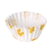 Muffin Tray Algon Yellow flower Disposable