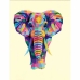 Desene pentru colorat Ravensburger CreArt Large Elephant 24 x 30 cm