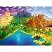 Dėlionė Minecraft Ravensburger 17189 World of Minecraft 1500 Dalys