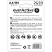 Atkārtoti Uzlādējamas Baterijas EverActive EVHRL6-2600 2500 mAh 1,2 V