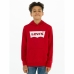 Felpa per Bambini Levi's Batwing Screenprint Rosso