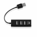 HUB USB Ewent EW1123 Czarny