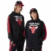 Unisex Hettegenser New Era NBA Colour Block Chicago Bulls Svart