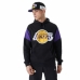 Bluza z kapturem Unisex New Era NBA Colour Insert LA Lakers Czarny