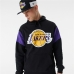 Bluza z kapturem Unisex New Era NBA Colour Insert LA Lakers Czarny