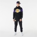 Bluza z kapturem Unisex New Era NBA Colour Insert LA Lakers Czarny