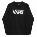 Bluza bez kaptura Damska Vans Drop V Logo BFF Crew Czarny