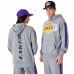 Унисекс суичър с качулка New Era LA Lakers NBA Colour Block Сив