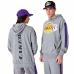 Unisex mikina s kapucňou New Era LA Lakers NBA Colour Block Sivá