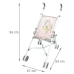 Stol til Dukker Colorbaby Adventure 28 x 56 x 42 cm 12 enheder