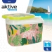 Stalo tesino rinkinys Aktive Summer tropical Plastmasinis 6 L 29 x 20 x 19,5 cm (8 vnt.)