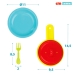 Sats med matleksaker Colorbaby Köksredskap och tillbehör 33 Delar (12 antal)
