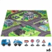 Speelkleed Speed & Go Accessoires Auto's Weg Stof Plastic (6 Stuks)