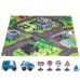 Tapis de jeu Speed & Go Accessoires Voitures Route Tissu Plastique (6 Unités)