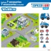 Speelkleed Speed & Go Accessoires Auto's Weg Stof Plastic (6 Stuks)