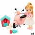 Bábika Colorbaby Bella 16 cm Motocykel 7 x 16 x 4 cm (6 kusov)