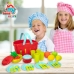 Set de Alimentos de Juguete Colorbaby Menaje y utensilios de cocina 36 Piezas (12 Unidades)