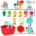 Set de Alimentos de Juguete Colorbaby Menaje y utensilios de cocina 36 Piezas (12 Unidades)