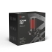 Microphone de Bureau Savio SONAR PRO 01 Noir Rouge