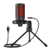 Microphone de Bureau Savio SONAR PRO 01 Noir Rouge