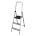 3-step folding ladder Aluminium