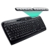 Tipkovnica in Miška Logitech Wireless Combo MK330 Črna Qwerty US