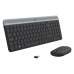 Toetsenbord en muis Logitech MK470 Grijs Grafiet Qwerty US