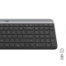 Klávesnica a myš Logitech MK470 Sivá Grafitová Qwerty US