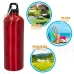 Sticlă de apă Aktive 750 ml Carabină Aluminiu 7 x 25 x 7 cm (24 Unități)