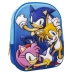 3D-kooliseljakott Sonic 25 x 31 x 9 cm Sinine