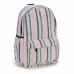 Skolebag Striper Flerfarget 13 x 45 x 31 cm 12 enheter