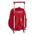 Mochila Escolar com Rodas 705 Real Sporting de Gijón Vermelho