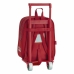 Mochila Escolar com Rodas 805 Real Sporting de Gijón 611972280 Vermelho